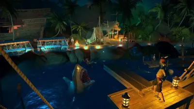 Planet Coaster: набор «Съемочные площадки» — скриншот 1