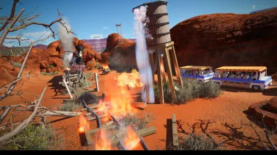 Planet Coaster: набор «Съемочные площадки» — скриншот 8