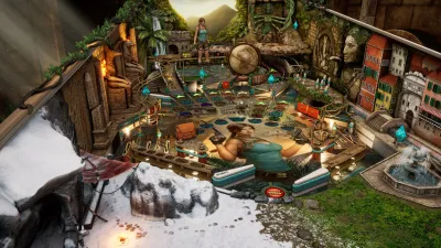 Pinball FX - Tomb Raider Pinball — скриншот 4
