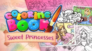 Coloring Book: Sweet Princesses