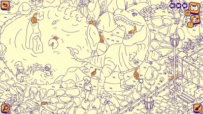 Cats and Seek : Dino Park — скриншот 1