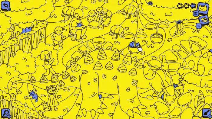 Cats and Seek : Dino Park — скриншот 7