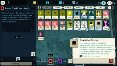 Cultist Simulator: The Exile — скриншот 3