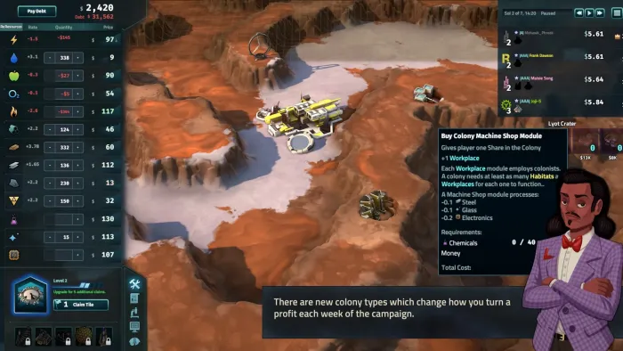 Offworld Trading Company - The Patron and the Patriot — скриншот 4