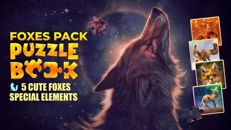Puzzle Book: Foxes Pack