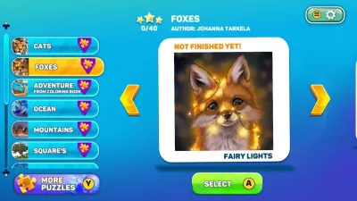 Puzzle Book: Foxes Pack — скриншот 1