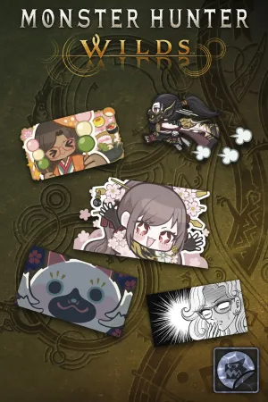 Набор стикеров: Танец цветов