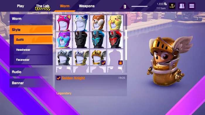 Worms Rumble - Honor & Death Pack — скриншот 3
