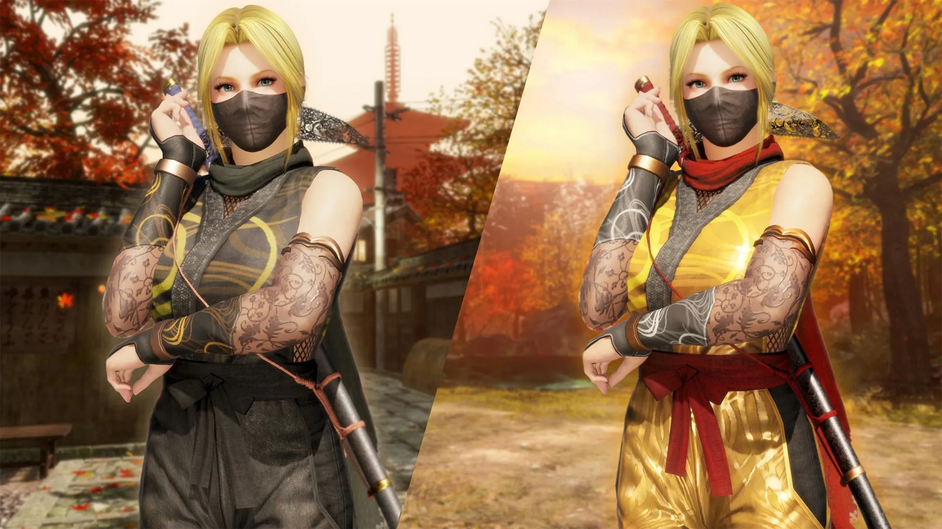 Костюм могучего ниндзя для DOA6 — Элены