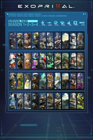 Набор пропуска выжившего Exoprimal: Премиум-класс