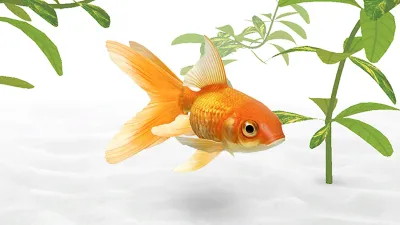 AAA Dynamic Scenes - Golden Fish Aquarium Dynamic Scene — скриншот 1