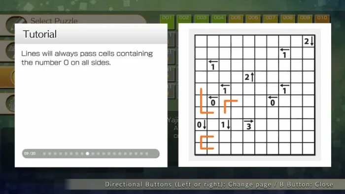 Puzzle by Nikoli W Yajilin — скриншот 3