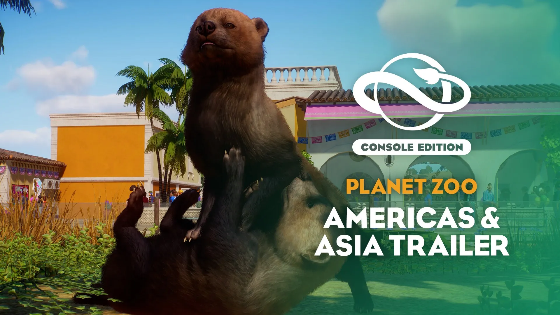 Planet Zoo: Наборы «Америки» и «Азия» — трейлер