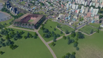 Cities: Skylines - Content Creator Pack: Sports Venues — скриншот 5