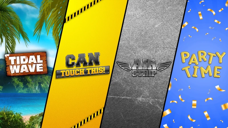 Tidal Wave DLC + Airstrip DLC +Can Touch This DLC + Party Time DLC Bundle