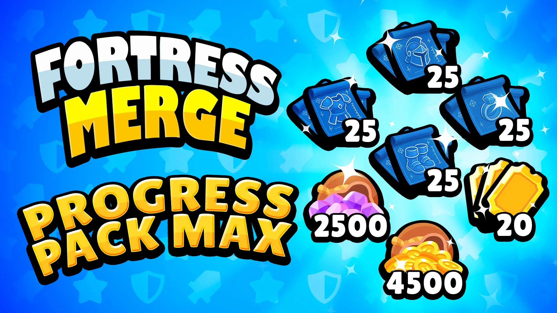 Fortress Merge: Progress Pack Max