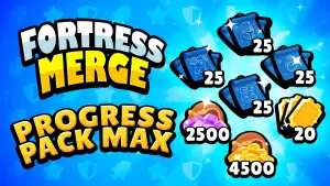 Fortress Merge: Progress Pack Max