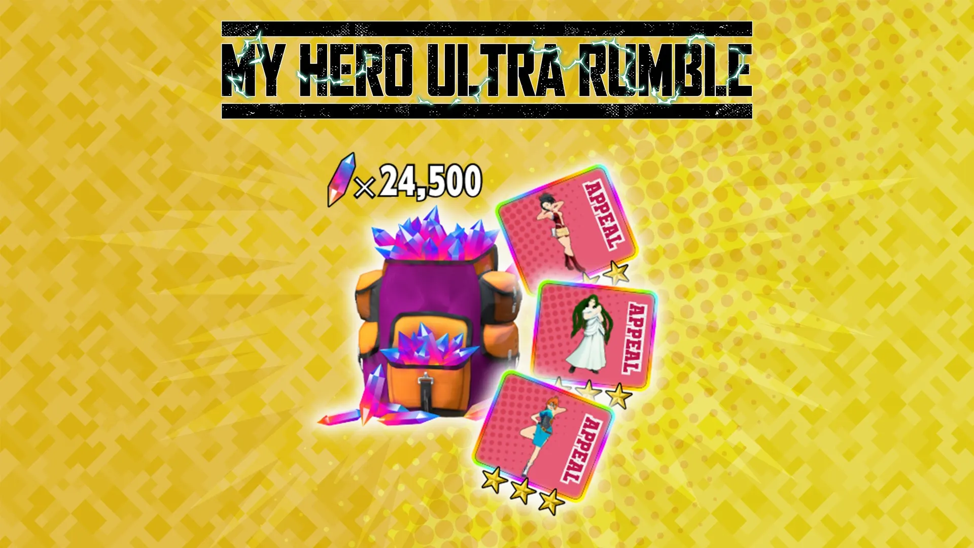 MY HERO ULTRA RUMBLE - 3rd Anniversary Hero Crystals Limited Set A