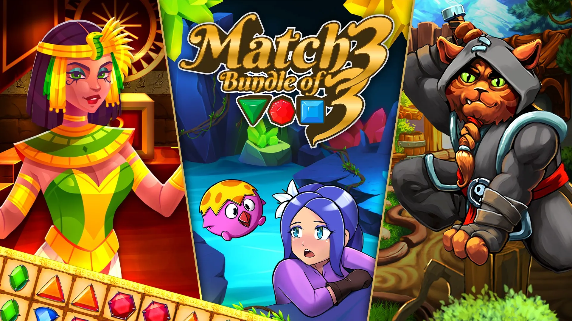 Match 3 Bundle of 3 — трейлер