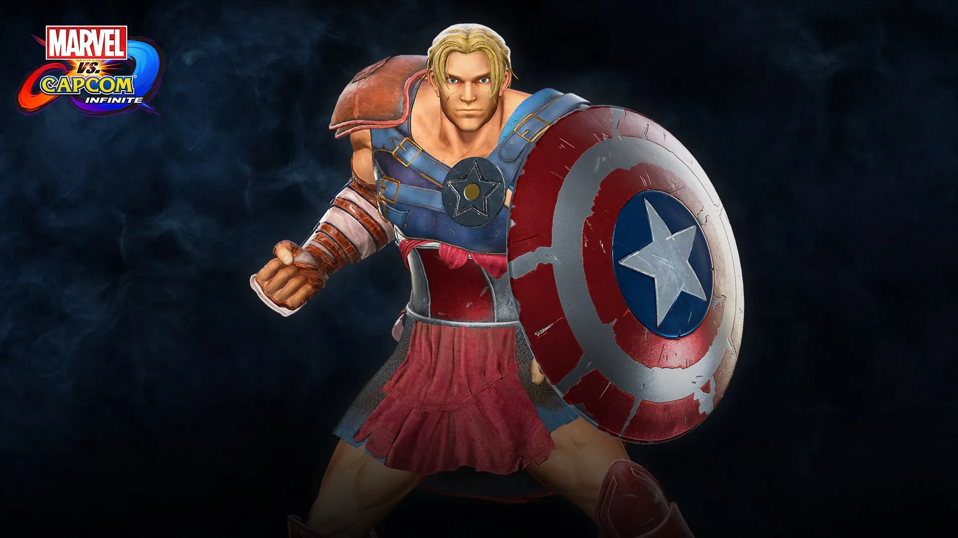 Marvel vs. Capcom: Infinite- Captain America Gladiator Costume