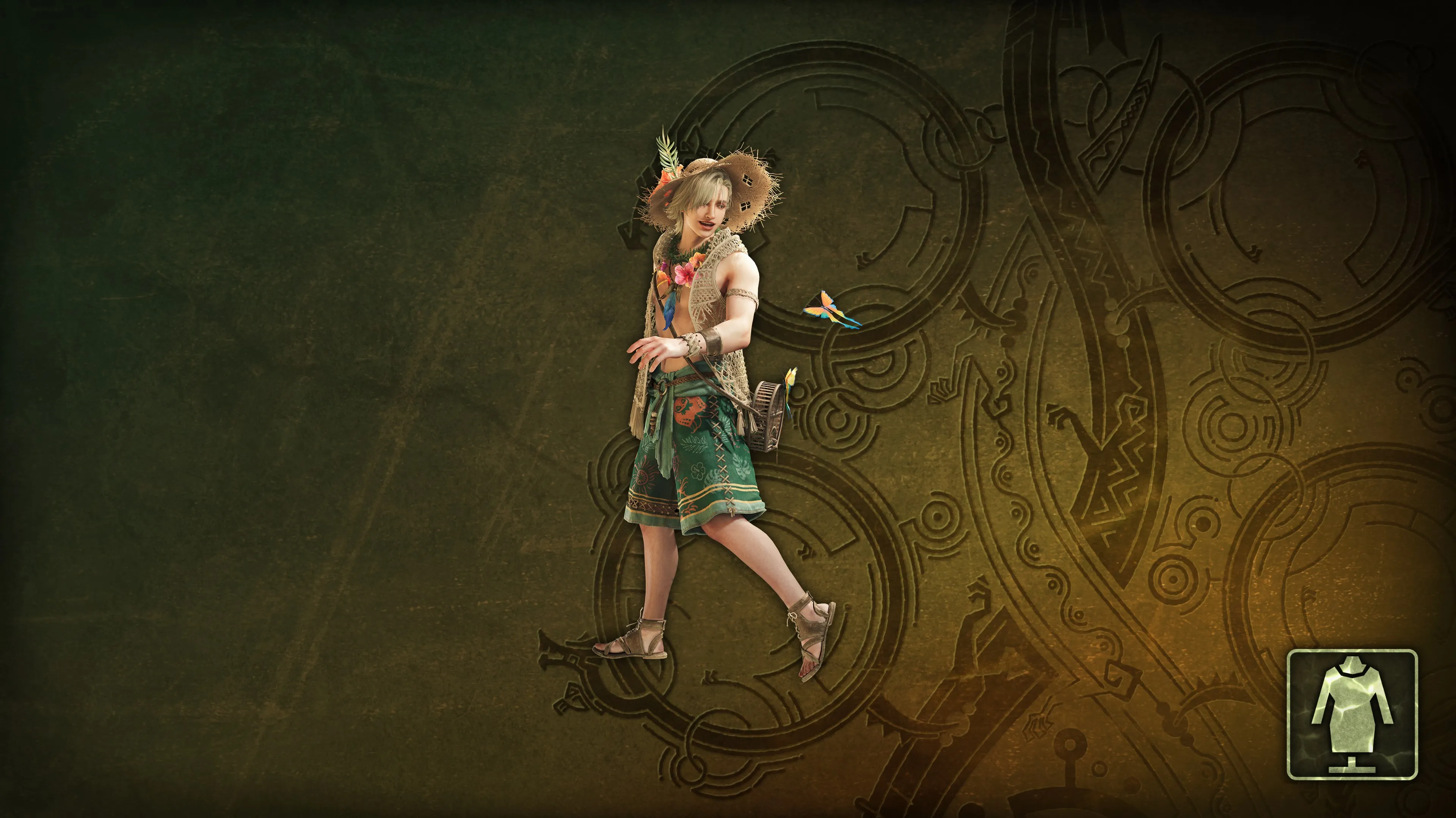 Костюм Эрика: летняя шляпа