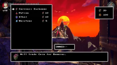 Bloodstained: Ritual of the Night - Классический режим II: Проклятье Доминики — скриншот 8