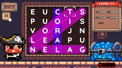 Word Quest Pirates — скриншот 1