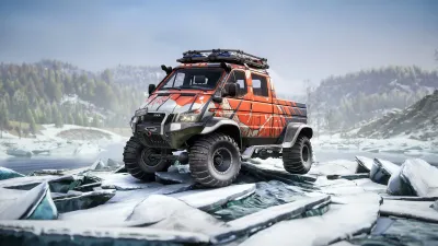 Expeditions: A MudRunner Game - Season 3: Icy Shores (Windows) — скриншот 10