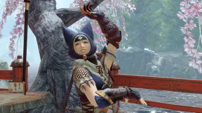 Многослойные доспехи охотника "Маскирующий капюшон котта" — скриншот 1