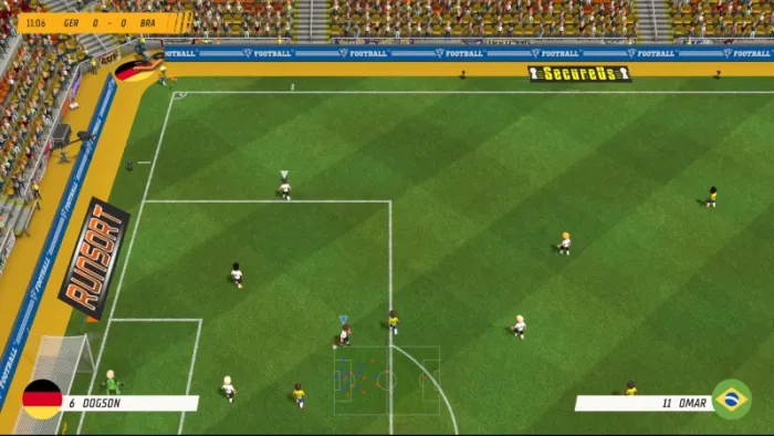 Super Soccer Blast: America vs Europe — скриншот 3
