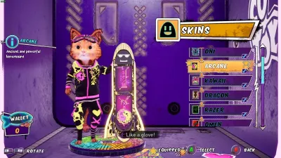 Gori: Cuddly Carnage - Neon Neko Skin Pack — скриншот 1