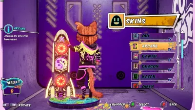 Gori: Cuddly Carnage - Neon Neko Skin Pack — скриншот 2