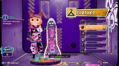 Gori: Cuddly Carnage - Neon Neko Skin Pack — скриншот 4