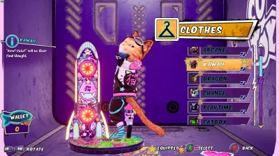 Gori: Cuddly Carnage - Neon Neko Skin Pack — скриншот 5