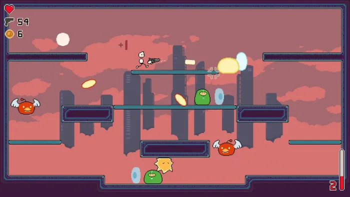 Gunkid 99 - Frantic 2D Arena Shooter — скриншот 8