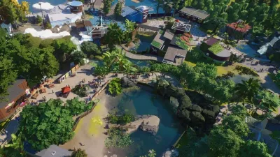 Planet Zoo: набор «Водный мир» — скриншот 1