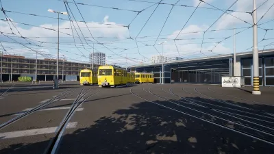 City Transport Simulator - Map DLC: Bus & Tram Depot + South-Route — скриншот 1