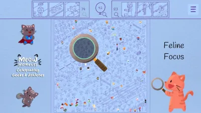 Мяу-моменты: празднуем гиков и спортсменов - Meow Moments: Celebrating Geeks & Athletes — скриншот 3