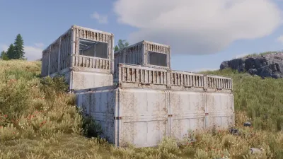 Rust Console Edition X|S Shipping Container Building Skin — скриншот 3