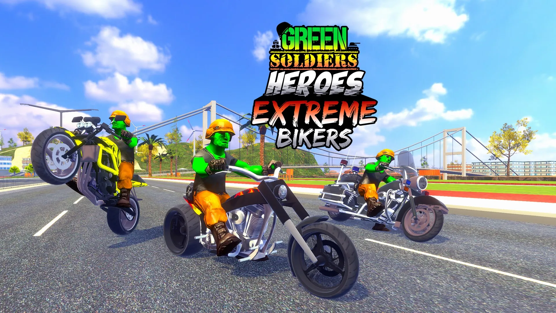 Green Soldiers Heroes: Extreme Bikers — трейлер