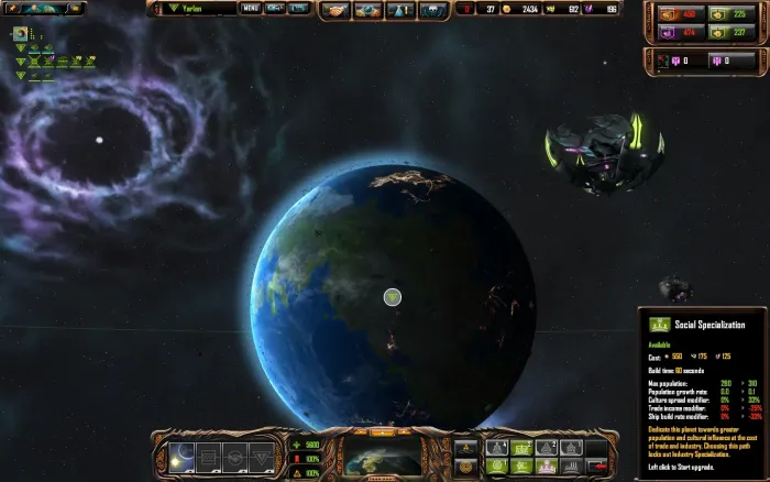Sins of a Solar Empire: Rebellion - Forbidden Worlds — скриншот 3