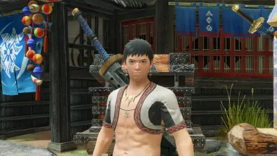 Многослойные доспехи для охотника "Серьги-кунаи" — скриншот 1