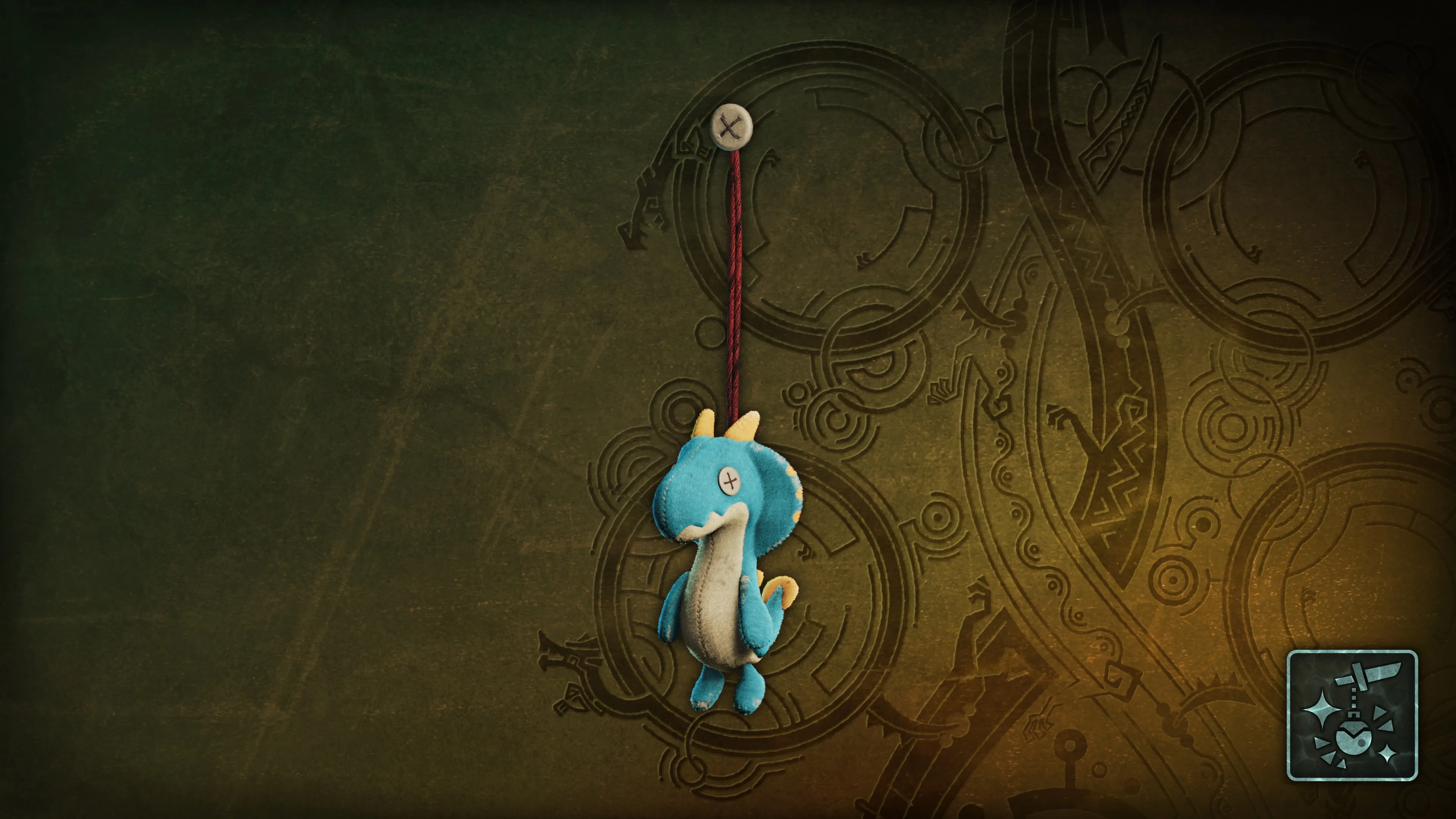 Подвеска: плюшевый лагиакрус