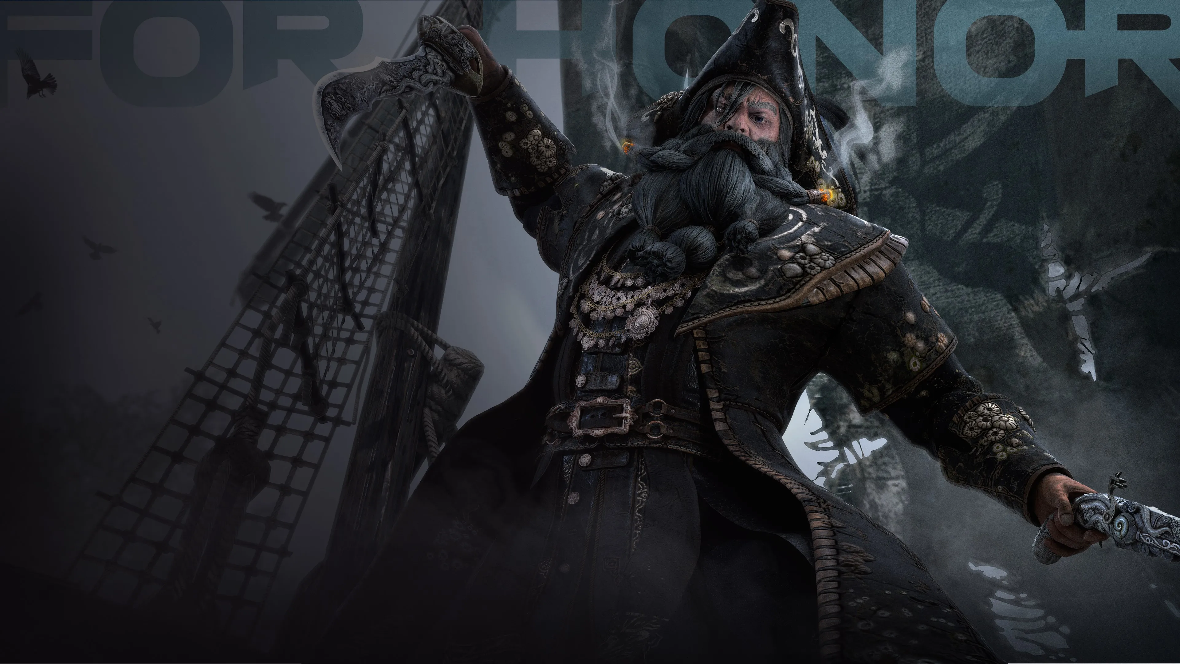 Капитан Черное Сердце – Облик пиратки – FOR HONOR