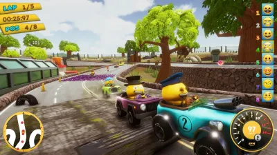emoji Kart Racer — скриншот 1