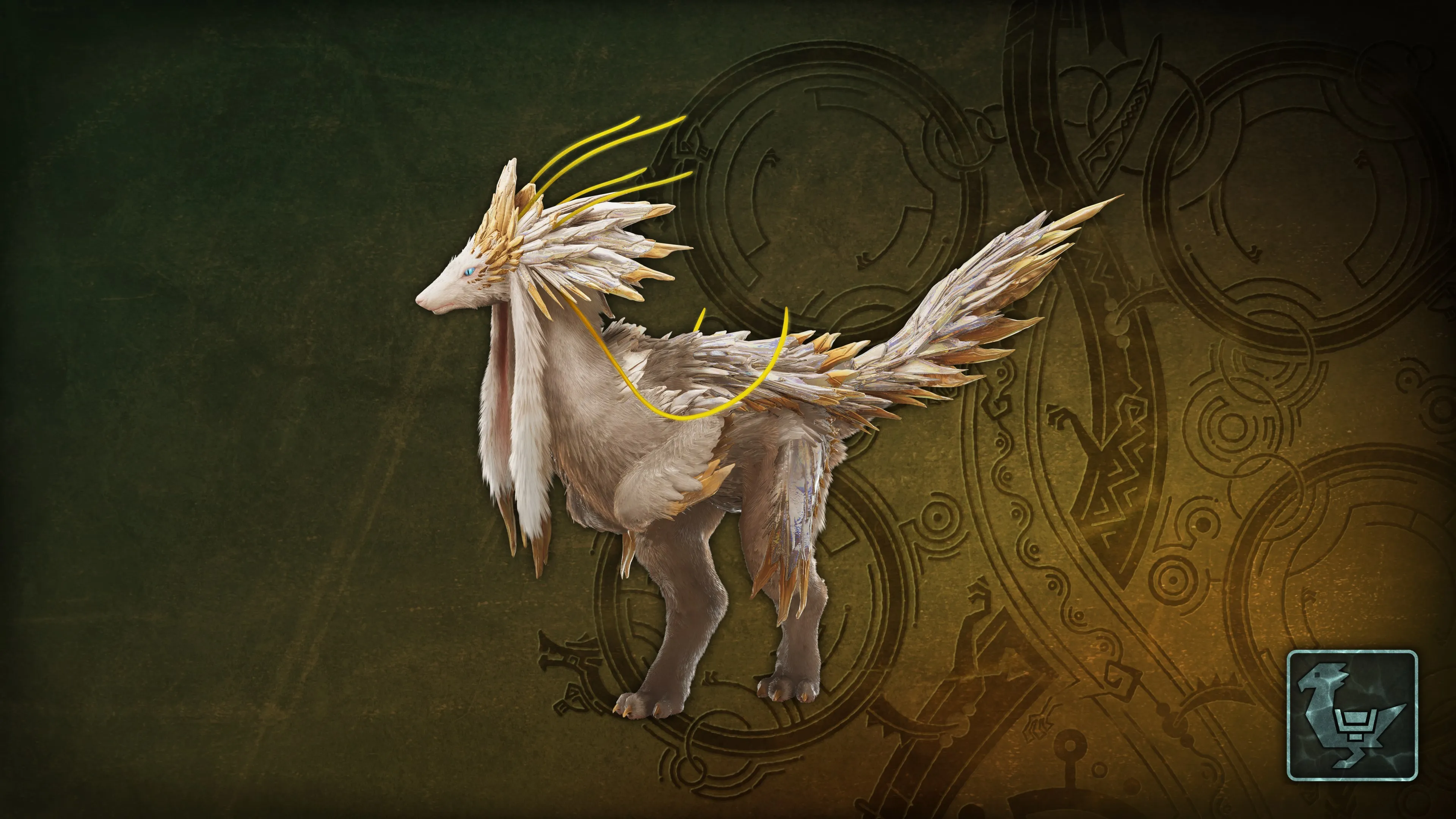 Украшение для сейкрета: белокрылая попона