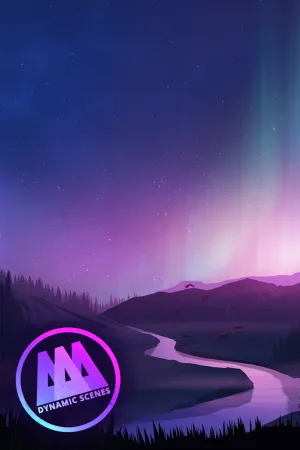 AAA Dynamic Scenes - Aurora Night Sky Dynamic Scene