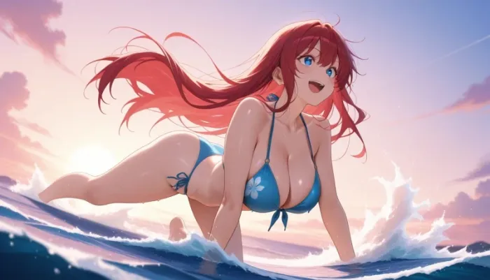 Beautiful Sakura: Surfing Club 2 (Windows) — скриншот 4