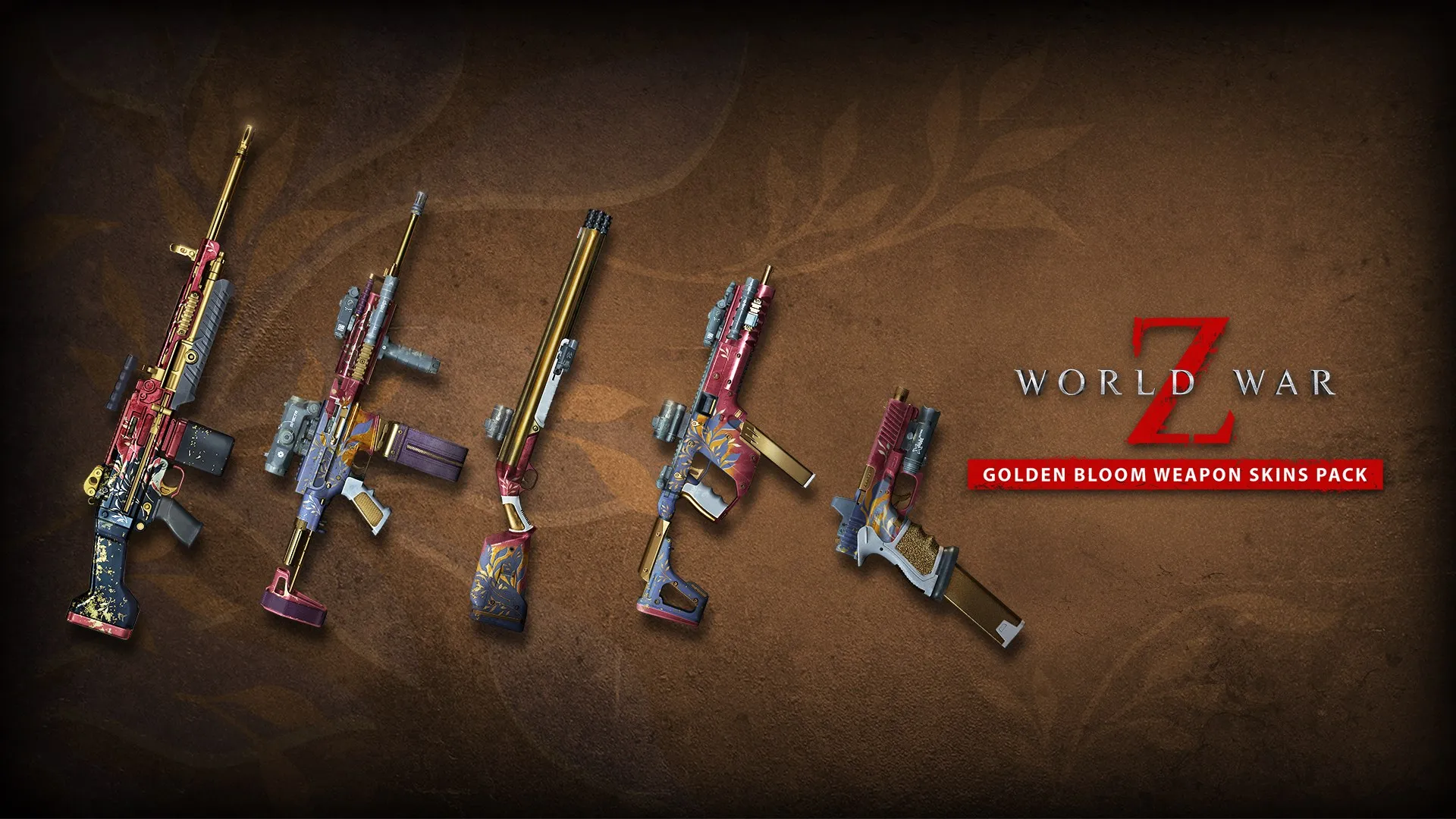 World War Z - Golden Bloom Weapon Skins Pack
