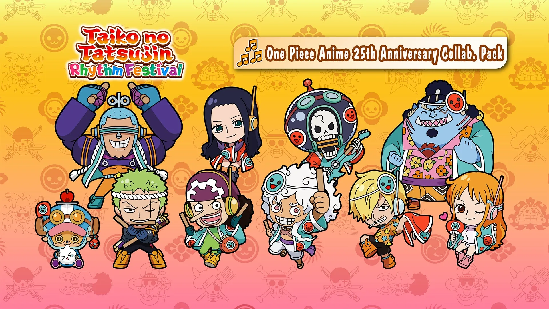 Taiko no Tatsujin: Rhythm Festival - One Piece Anime 25th Anniversary Collab. Pack